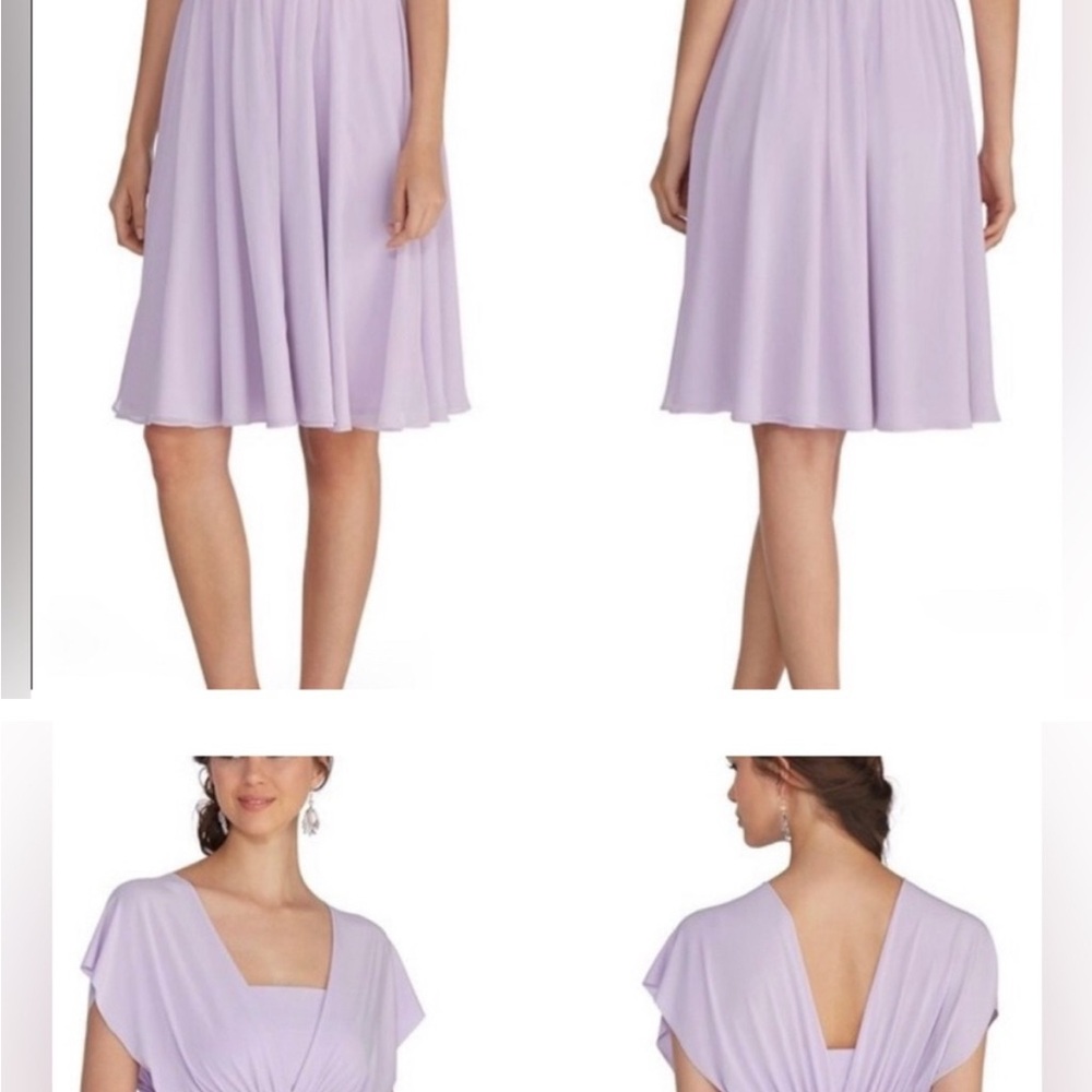 NWT White House black market WHBM Convertible Genius Dress Purple Womens size 6